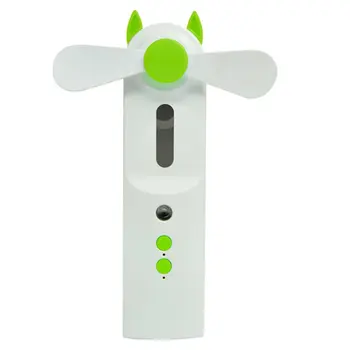 

New Portable Nanometer Water Replenishment Instrument Mini Fan With Handheld Humidifier Plastic Ordinary Round Piano Keys