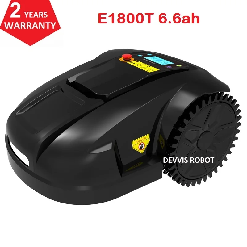  Smartphone WIFI APP Control GYROSCOPE Function Robot Automatic Lawn Mower E1800T With Extra 100 Met