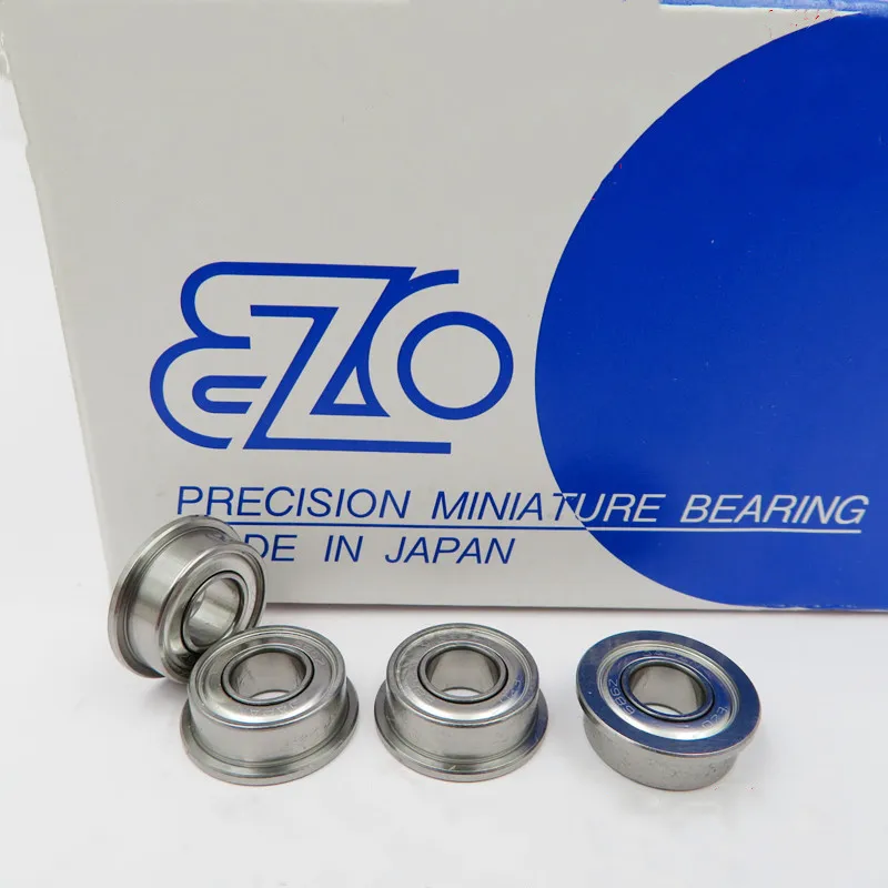 Rolamento de Flange Miniatura Japão Ezo F606zz 6x17x6 mm Rf1760zz F606 F606z 10 Pcs 50 Pcs
