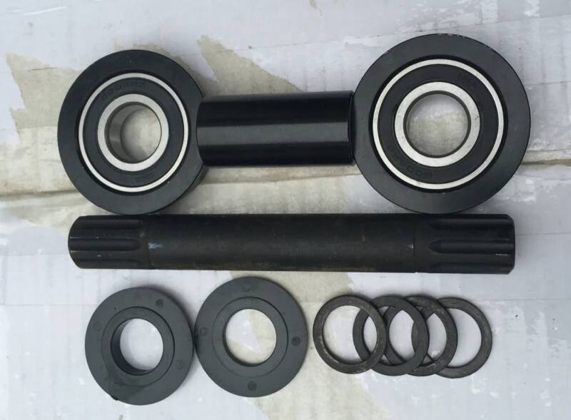 BMXクランクとアメリカンBBセット ペダル付き American BB and Axle, 1pc crank | Kuwahara Official