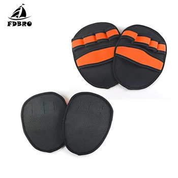 

FDBRO 1Pair AntiSlip Lightweight Weight Lifting Palm Grip Pads Workout Gym Gloves Diving Material Palm Protection Training Glove