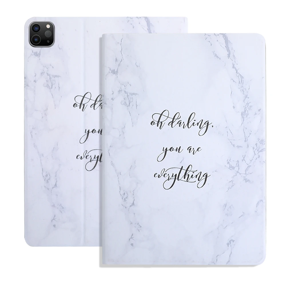 Tablet Case For Xiaomi Mi Pad 4 Case 8.0'' 2018 Mipad4 mi pad4 Folding Folio Cover Funda Painted Flip Stand Protective Shell
