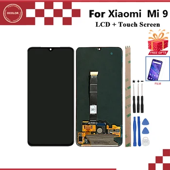 

ocolor For Xiaomi Mi 9 LCD Display and Touch Screen Digitizer Assembly 6.39'' For Xiaomi Mi 9 Screen Replacement With Tools+Film