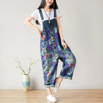 wide leg jean overalls