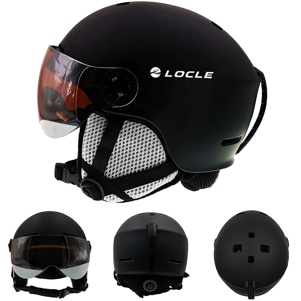 LOCLE лыжный шлем сверхлегкий PC + EPS CE EN1077 мужской женский для спорта на открытом