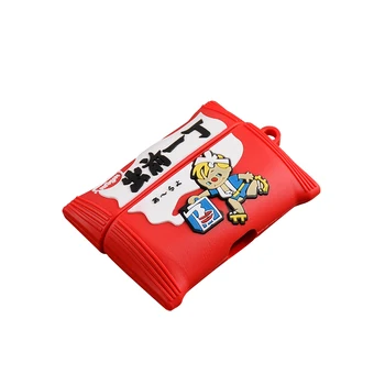 

for airpods pro fashion instant noodles bag Headphone case For AirPods 3 tomato ketchup bottle sweet and sour sauce soft cover