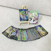 Juego de mesa POKEMON, juegos de cartas de batalla para niños inteligentes, tarjeta Flash, álbum de tarjetas, colección de tarjetas, regalos para niños, 100 piezas