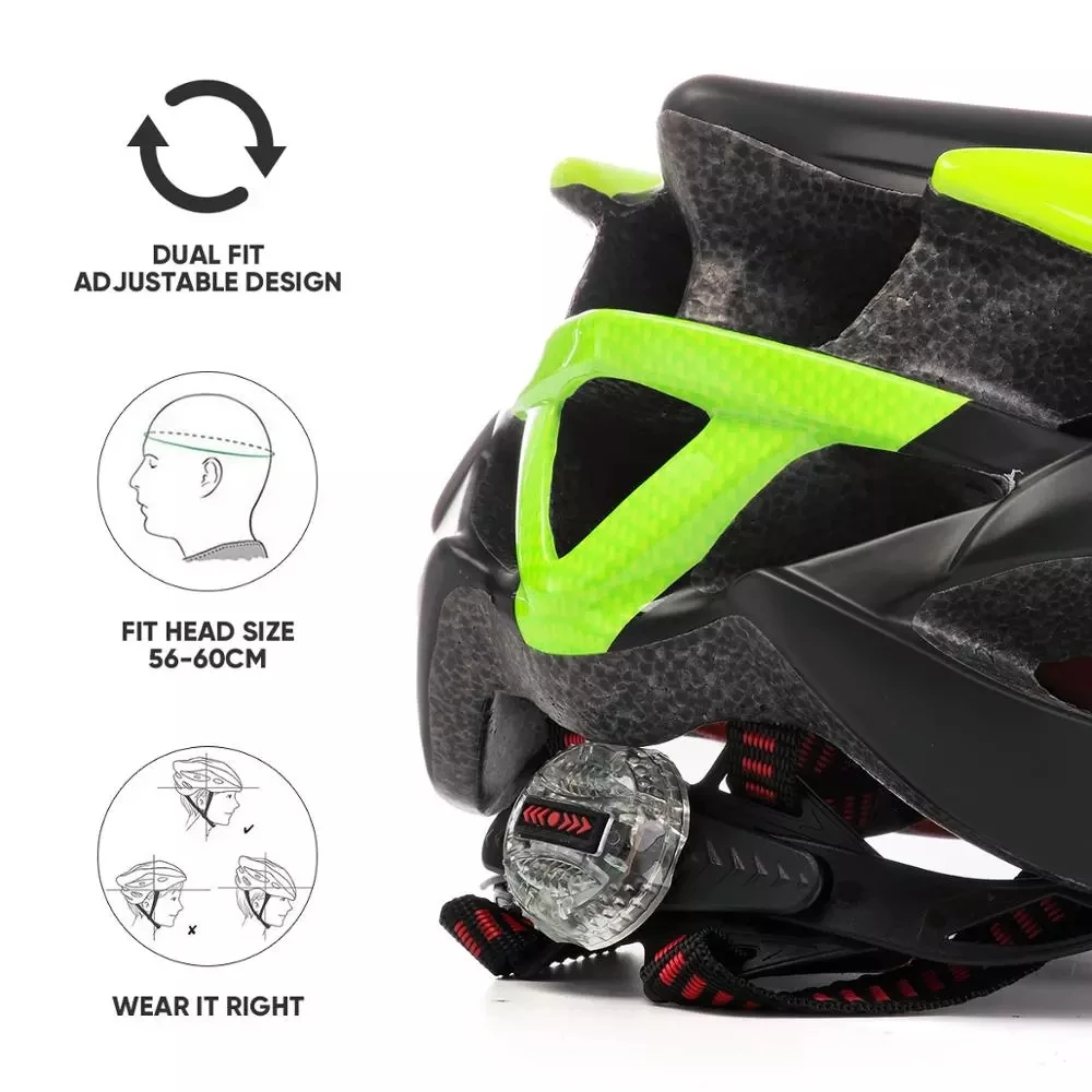 KINGBIKE Bicycle Cycling Helmets MTB Cycling Helmet Ultralight In-mold With Visor Titanium Breathable Road Mountain Bike Helmet