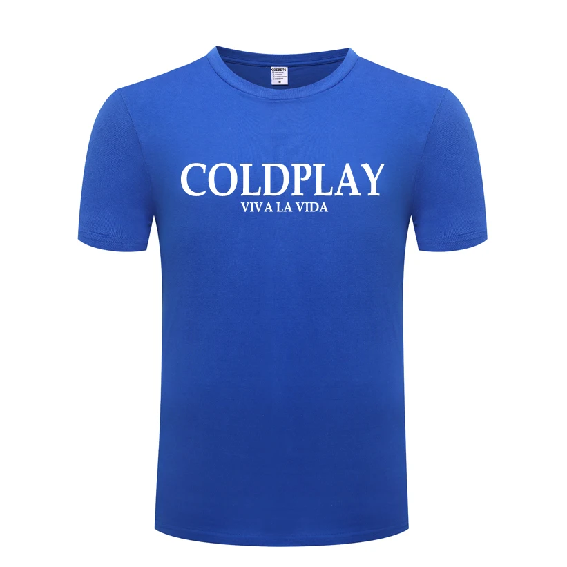 Мужская футболка Viva la vida - COLD PLAY Coldplay Rock новинка 2020 мужская хлопковая Повседневная