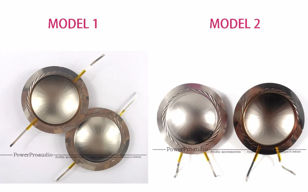 

5pcs /lot 1/32"(51.5mm) speaker High quality tweeters diaphragm drive voice coil 8 ohms