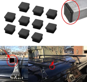 

Plastics 1 Inch Square Plastic Plug, Post End Cap, Chair Glide , Roof Racks Tubing
