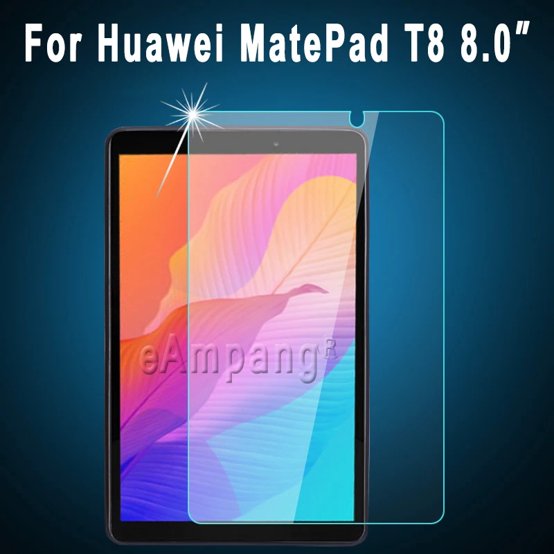Vidrio Templado 9H HD para Huawei MatePad T8 8,0 Protector de pantalla KOB2-L09 KOB2-W09 de tableta Protector de pantalla para Huawei MatePad T8