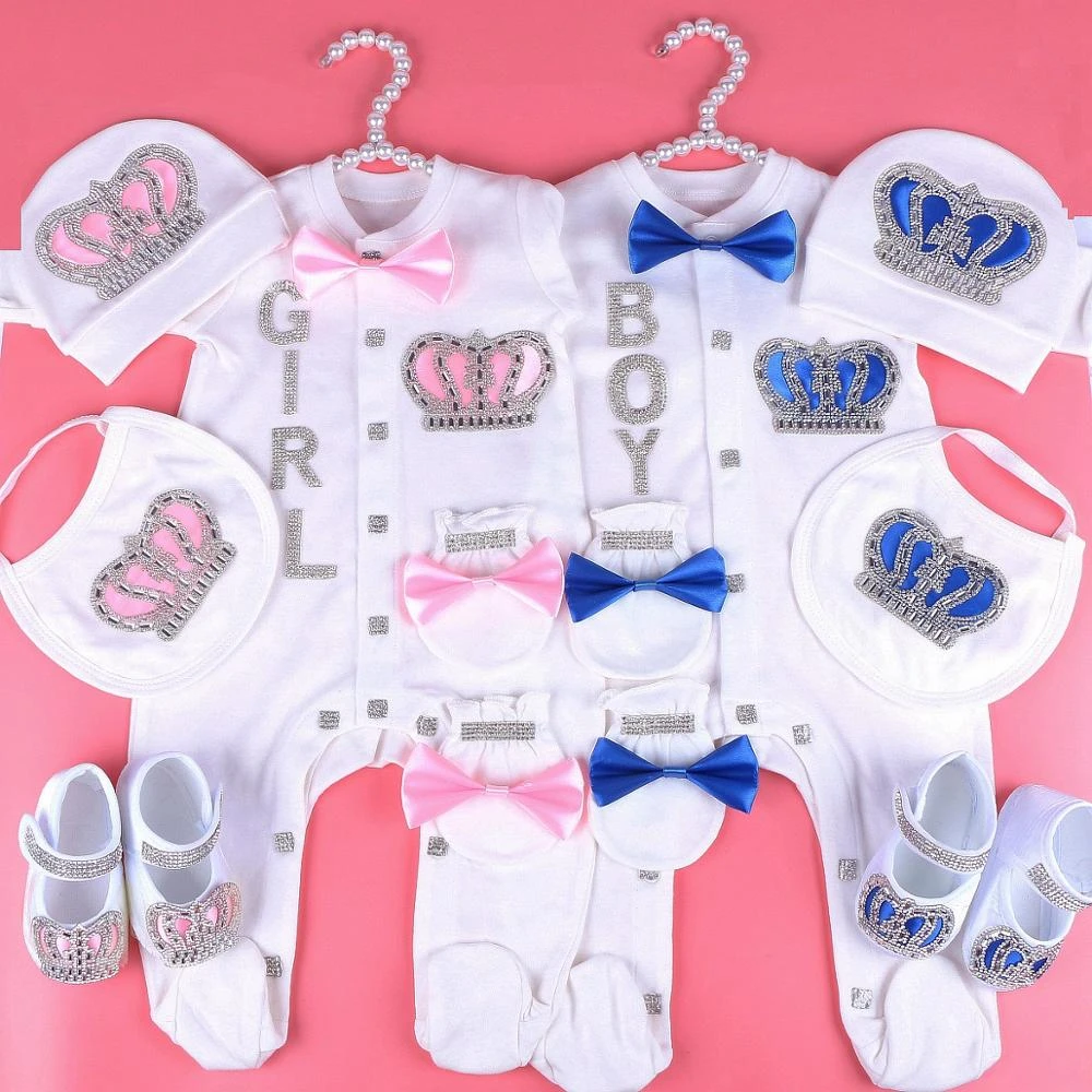 Vetements Pour Bebe Fille De 0 A 3 Mois Nom Personnalise Body Pour Bebe Ensemble De Vetements Pour Nouveau Ne Couronne En Strass Pyjama Combinaison Aliexpress