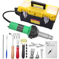 Outil de soudage en plastique, pistolet de soudage à Air chaud, Kit de réparation de torche, température 20 220 ℃, Machine de soudage en PVC PP pour bricolage, 110V/1600 V 600W 