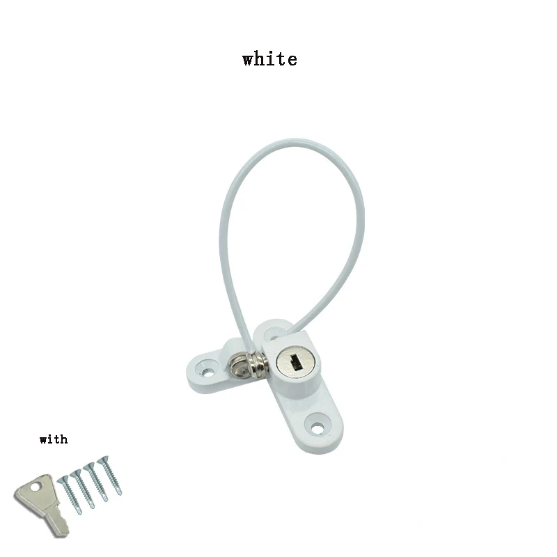 Door Security Window Restrictor Device Key Safe 200mm Limit Child Safety Doors Lock Stainless Steel Hardware