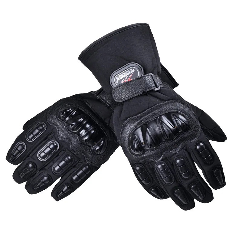 Водонепроницаемые зимние теплые мотоциклетные перчатки для езды на мотоцикле, ветрозащитные защитные перчатки для мотокросса