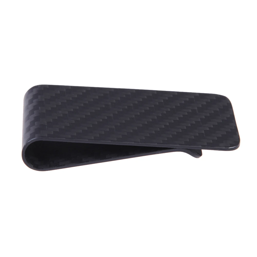 Hot New Real Carbon Fiber Money Clip Business Card Credit Card Cash Clip Wallet Polished and Matte for Options