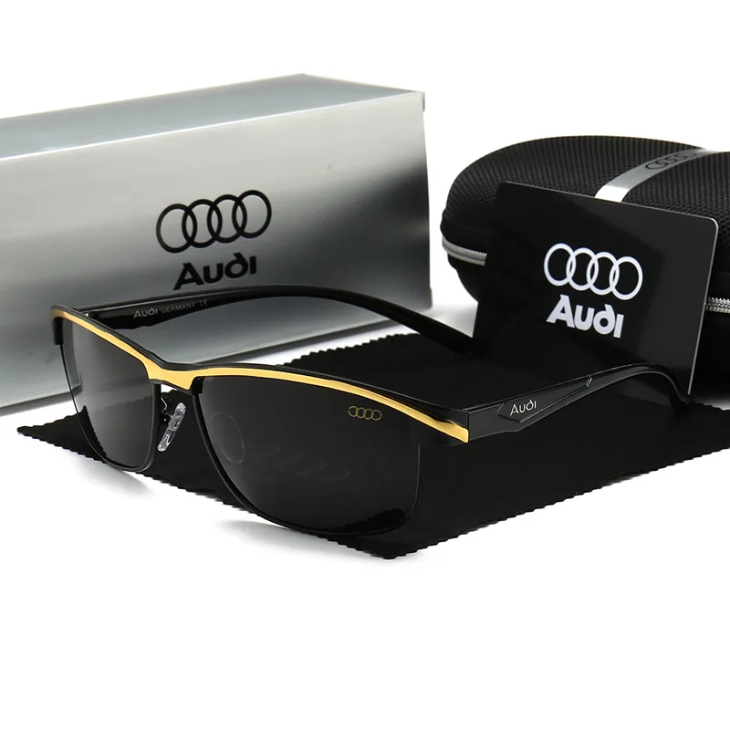 Фирменный дизайн, поляризационные солнцезащитные очки для мужчин, для вождения, квадратная оправа, солнцезащитные очки, мужские классические очки, очки, аксессуары, UV400 - Цвет линз: 2 Free Ordinary Box