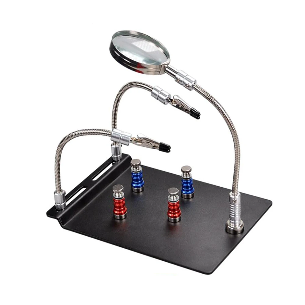 Pcb Board Fixing Clip Magnifying Glass Welding Repair Fixture