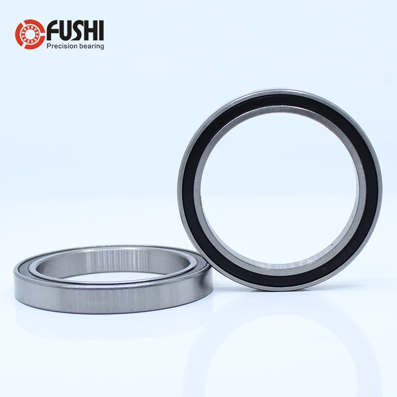 6816RS Bearing 80x100x10mm ABEC-1 2 PCS Thin Section 6816 RZ 2RS Ball Bearings