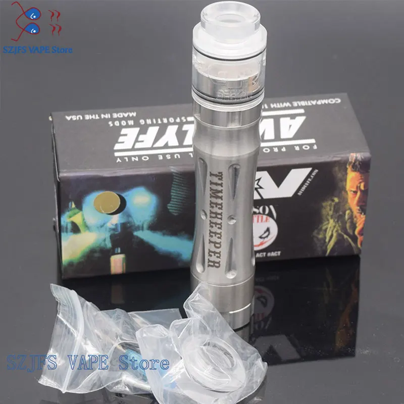 Механический мод Lyfe Timekeeper V2 Mech Mod Plus настраиваемый для электронных сигарет и AV RDA