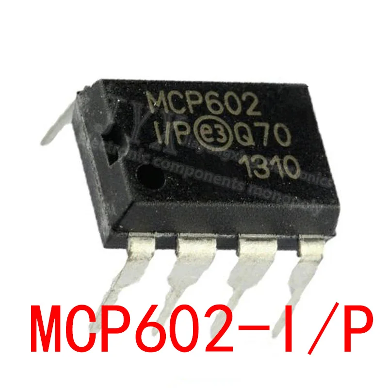 10 шт MCP602-I/P DIP8 MCP602 DIP 2 7 V до 5 одиночная поставка CMOS Op Amps | Электронные компоненты и