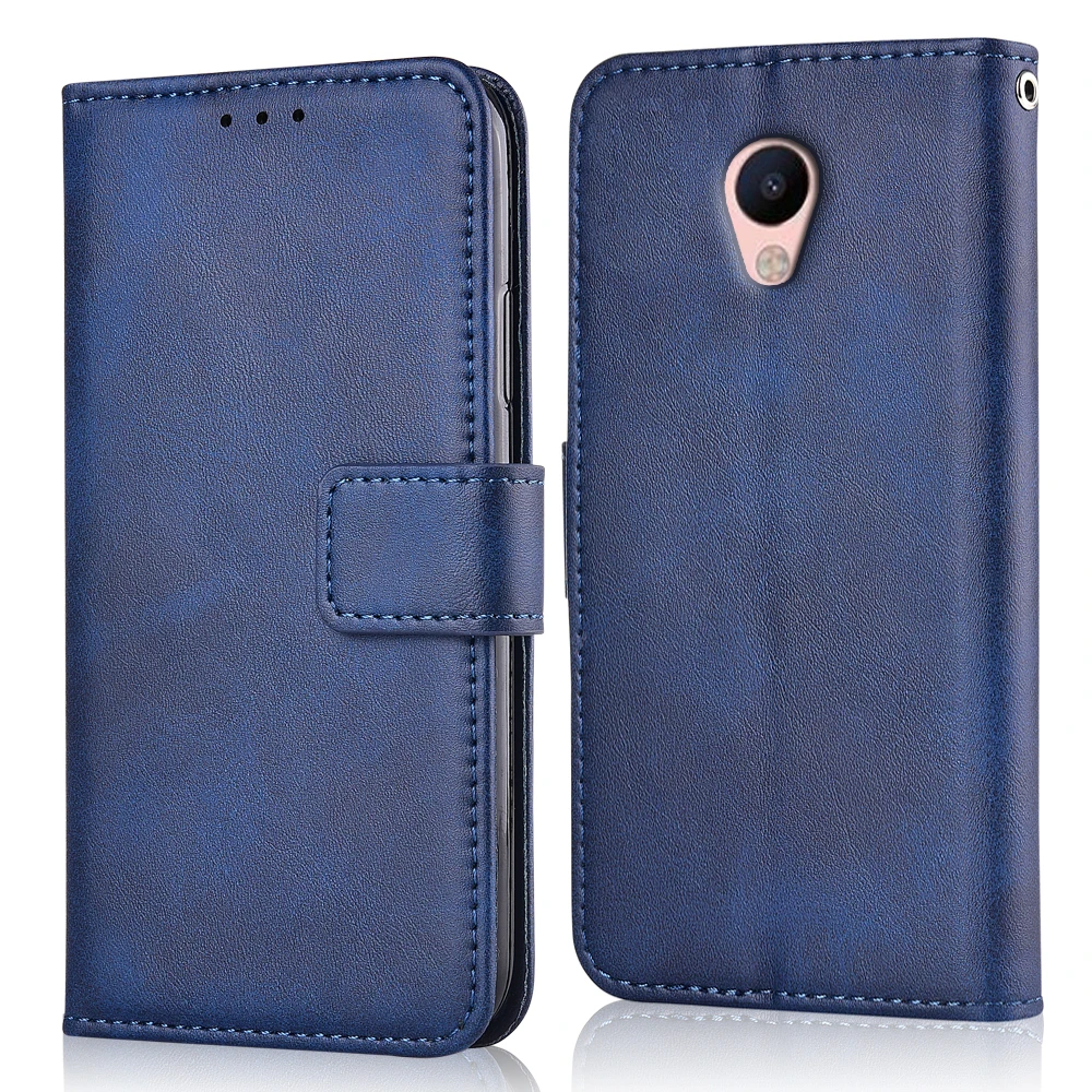 Для Meizu M6 чехол для Coque простой глянцевый матовый кошелек кожаный флип чехол|Чехлы-портмоне| |