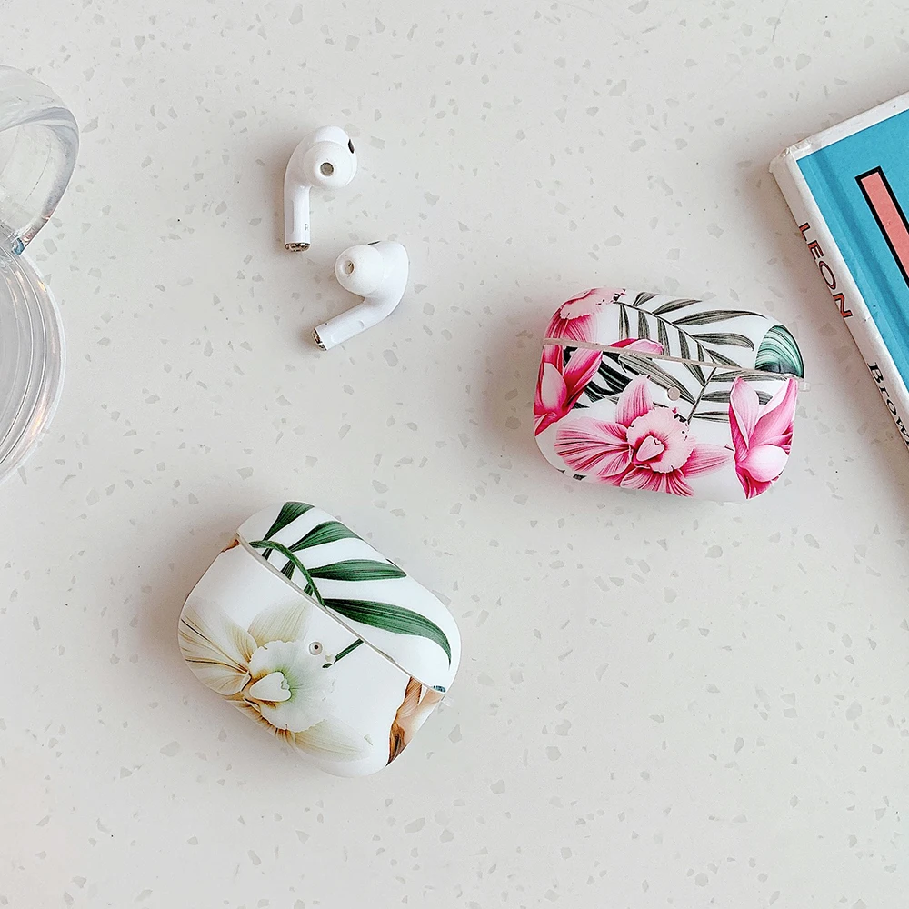 Чехол для наушников в стиле ретро с цветочным узором Apple Airpods 2 1 3 чехол Bluetooth