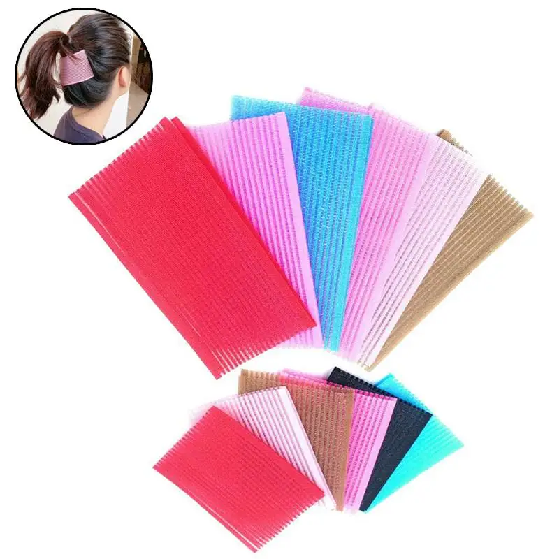 25PCS Small Hair Sticker 6x8cm 6x12cm Clip Bangs fixed Seamless  Paste Posts Tape Fringe Hair Bang Patch