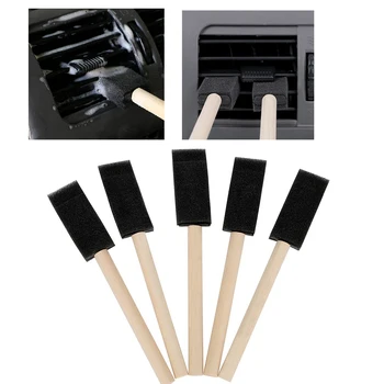 

5Pcs/set Mini Automotive Air Conditioner Vent Brush Car Grille Cleaner Auto Detailing Sponge Brush Auto Accessories