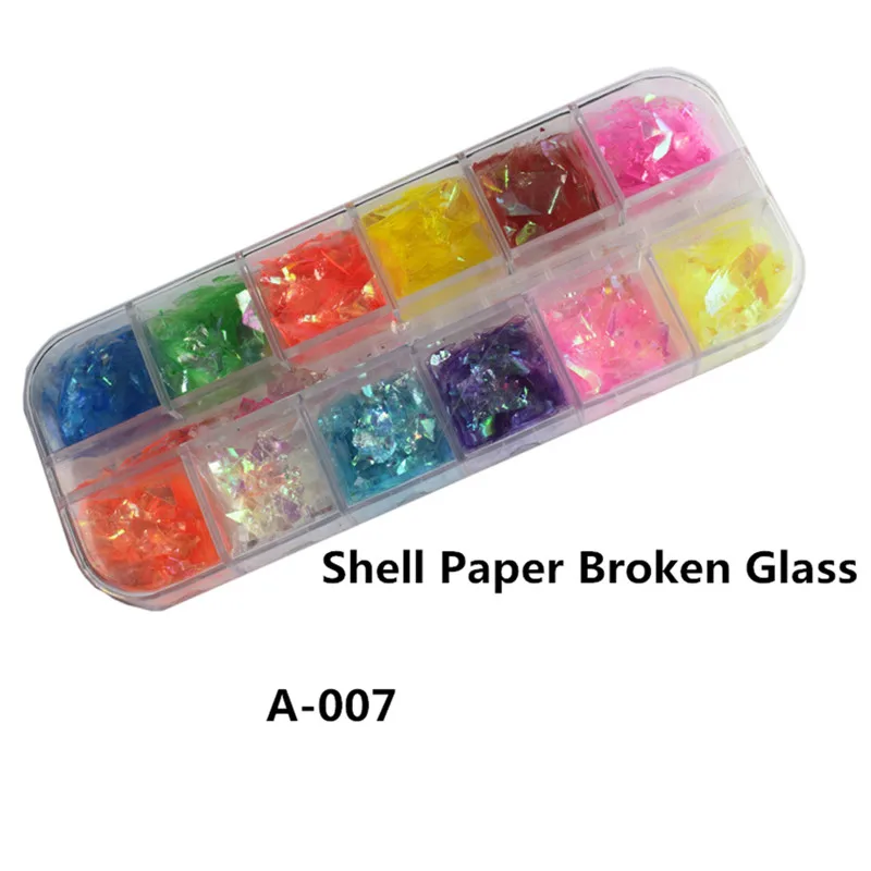 Holographic Love Star Nail Sequin Set