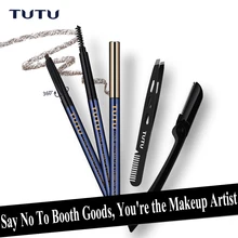 Eyebrow pencil waterproof sweat - proof dye beginners use two - headed eyebrow brush eyebrow knife eyebrow clip tweezer Sets