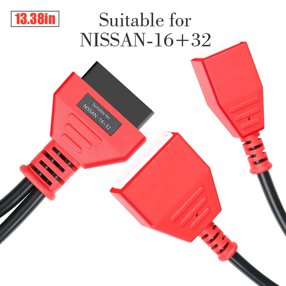 for Autel Maxisys MS908 MS908P for Nissan (B18) -16+32 Pin Male To OBD2 Cable