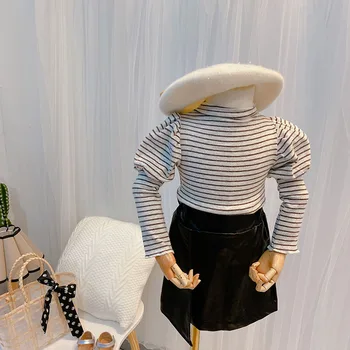 

Kids Cotton Stripe Tshirt And Top Children 2020 Spring Autumn Clothes Baby Girl Long Sleeve T-shirt And Blouses Costume