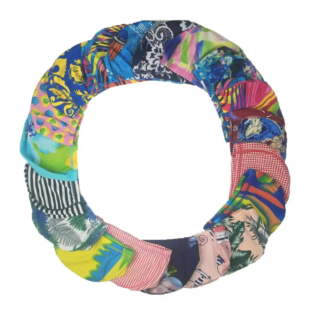 Унисекс Высокие эластичные шапочки для плавания полиэстер спортивный черный