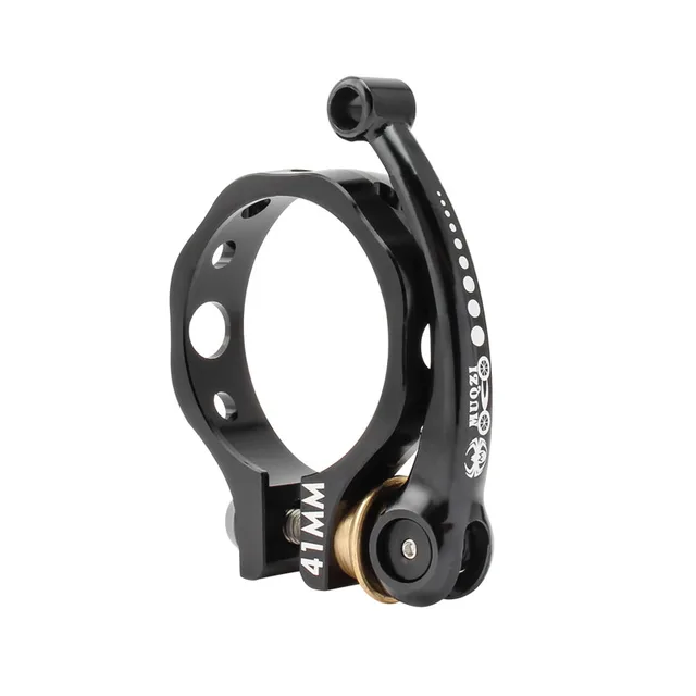 MUQZI 40MM 41MM Bike Seatpost Clamp Ultralight Aluminum Alloy Quick Release Seat Tube Clamp For Dahon Folding Bicycle Black 41MM