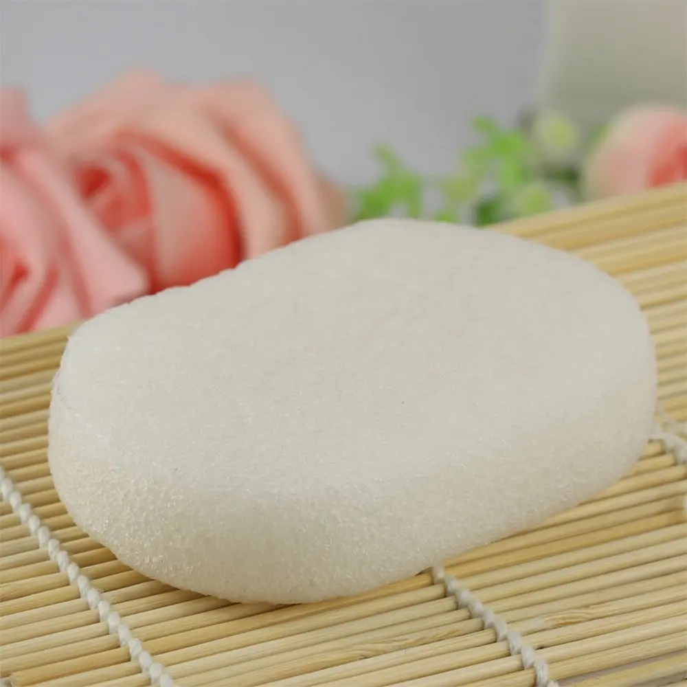 

Organic Skin Care Exfoliating Konjac Sponge - 2 Pack Oval Shape Â Natural