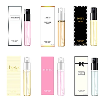 

3ml 10Pcs Perfume Women Flower Fruits Fresh Elegant Long Lasting Fragrance Spray Glass Bottle Antiperspirant