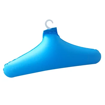 

HOT 5 Pcs PVC Inflatable Clothes Hanger Rack Foldable Non Slip Travel Portable Coat Hangers NDS