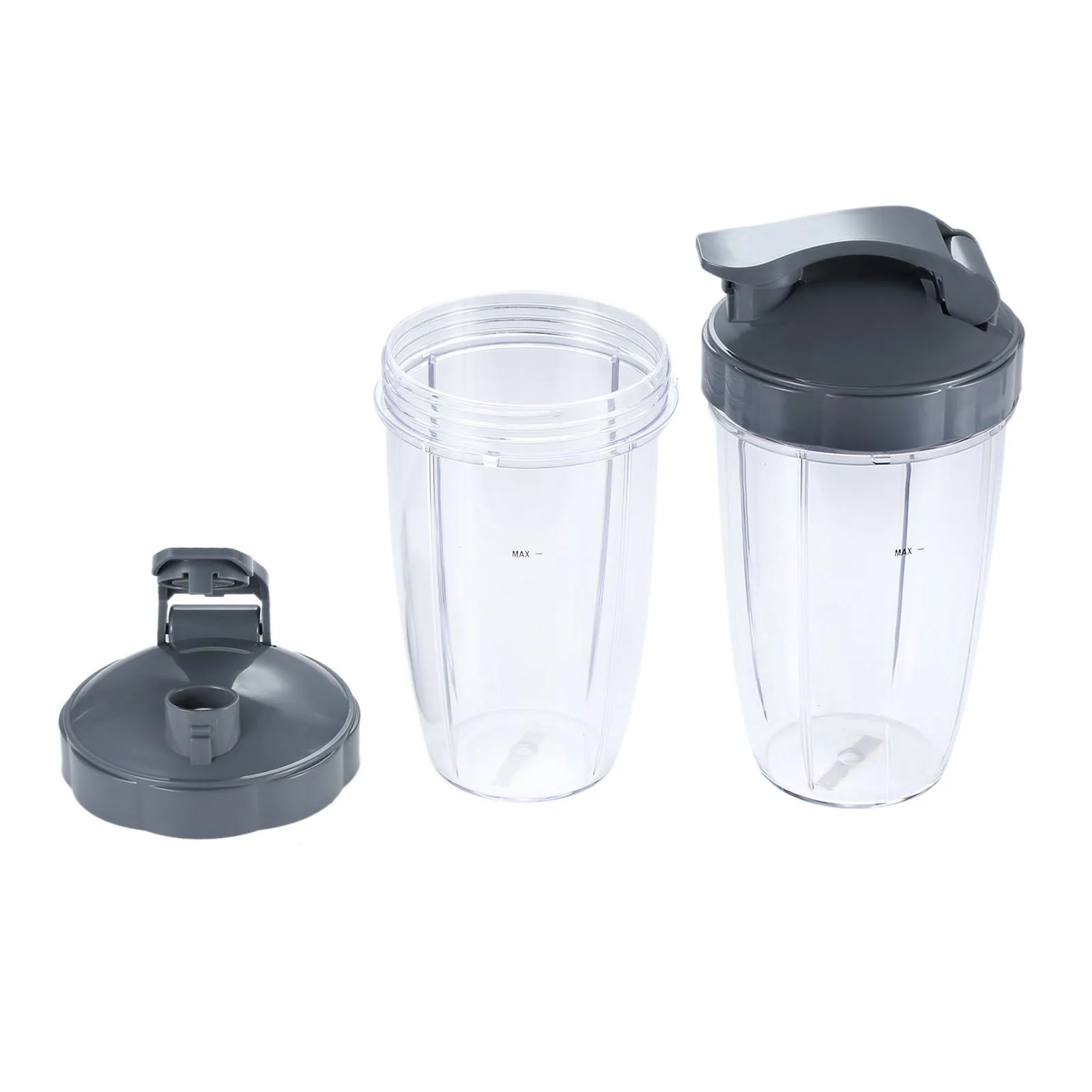 2pcs/set Replacement 24oz Cups fit for Nutri Bullet Blender Jucer 900W 600W with Flat Lid Nutribullet Flip Top To Go NB-101B | Инструменты