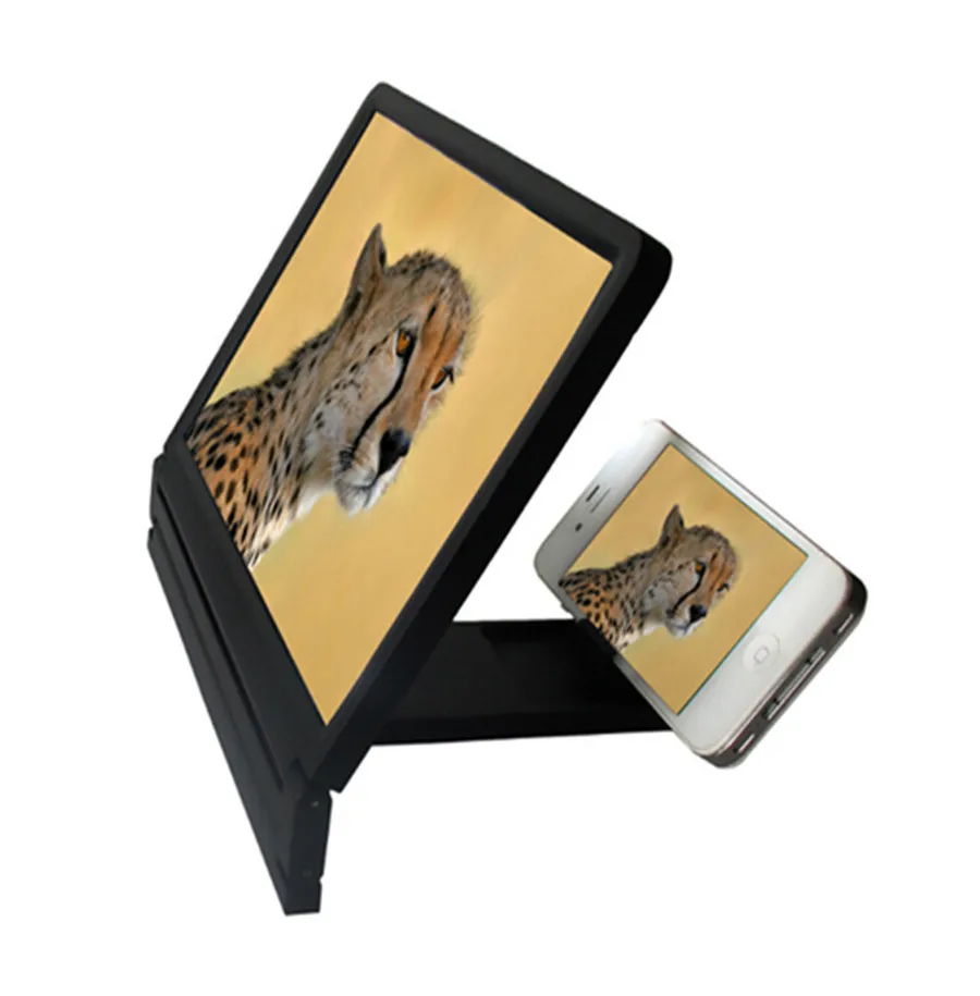 

3D Video Screen Amplifier Folding Enlarged Expander Stand Mobile Phone Screen Magnifier Eyes Protection Display Expander Stand H