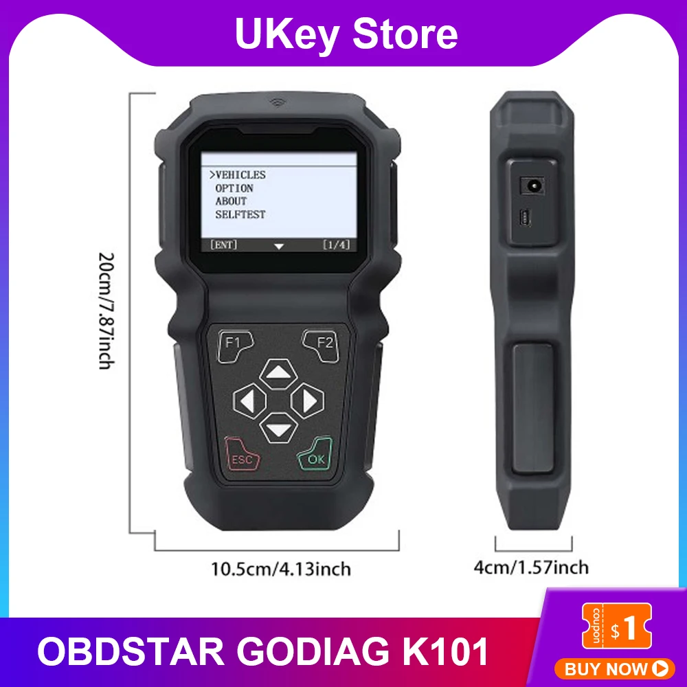 US $129.00 OBDSTAR GODIAG K101 For Mazda For Subaru HandHeld Key Programming Tool Durable Design Fast And Stable Operation