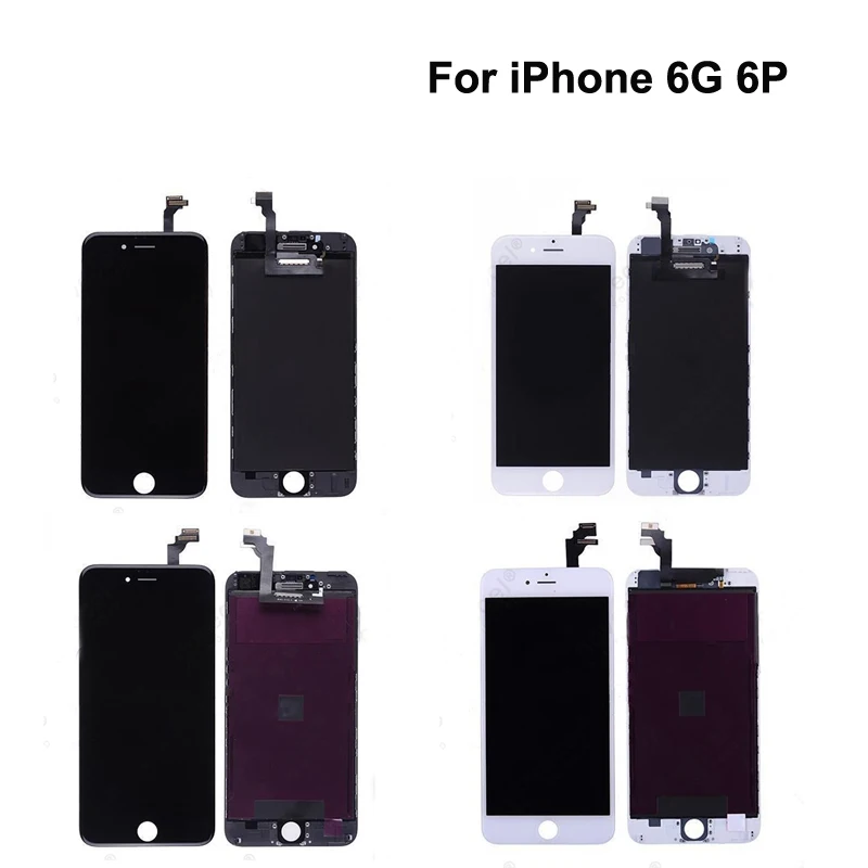 AAA+ высокая яркость для iPhone 7 7P 8 8P lcd с 3D сила кодирующий преобразователь сенсорного экрана в сборе для iPhone дисплей без битых пикселей
