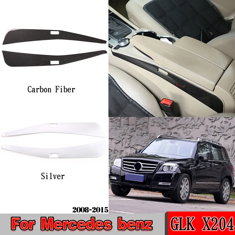 ABS хромовое/углеродное волокно для Mercedes Benz GLK X204 300 260 2008-2015 подлокотник боковая