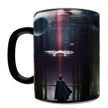 

Jedi Knight 11oz Magic Ceramic Creative Changing Color Office Milk Coffee Mug