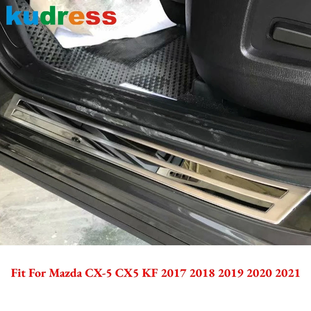 Наружная Накладка на порог из нержавеющей стали для Mazda CX-5 CX5 KF 2017 2018 2019 2020 |