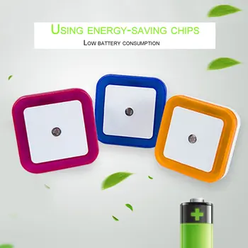 

LED Night Light Mini Light Sensor Control 110V 220V EU US Plug Energy Saving Induction Lamp For Living Room Bedroom Lighting