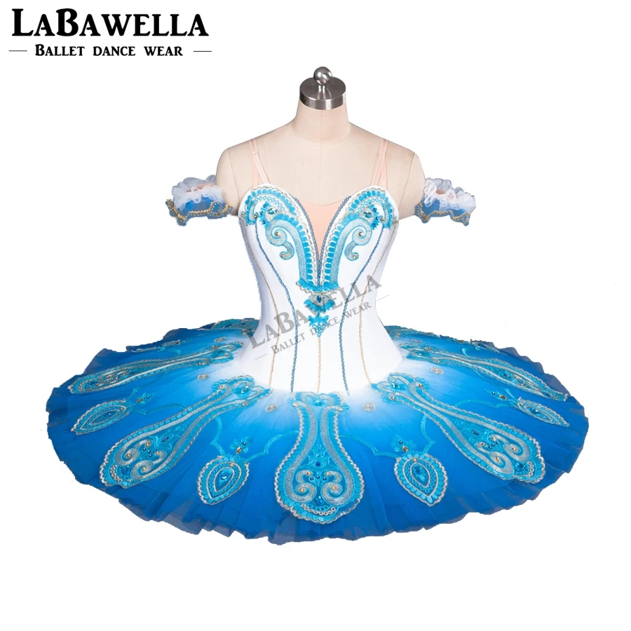 Classic Ballet Costume Blue Women t- Bird Pancake Tutu Ballet Professional Adult  Girls Platter Professional Ballet TutusBT9083