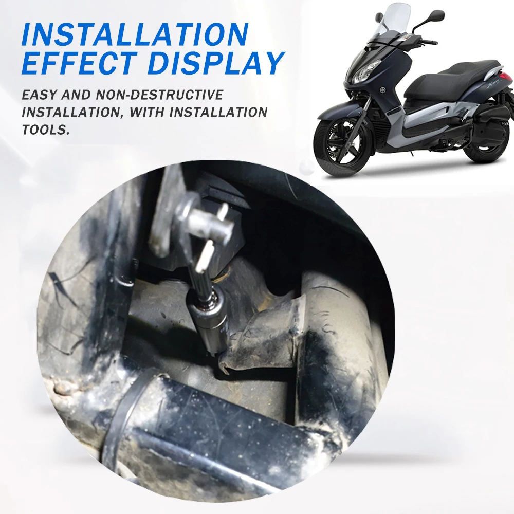 Ajusteur de Siège de Scooter, Bras de Levage, Amortisseur, Support, Entretoises, pour Yamaha XMAX 250, XMAX 125, XPrévention 250, XPrévention 125, 2005-2009, Accessoires