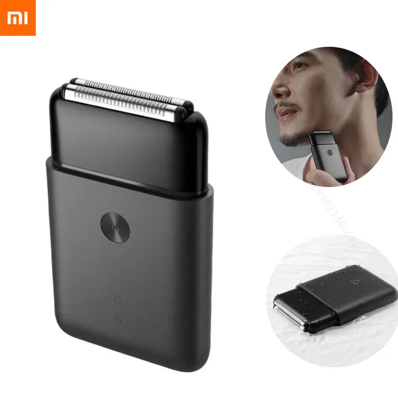 Новейшая электрическая бритва Xiaomi Mijia с двойным лезвием водонепроницаемая